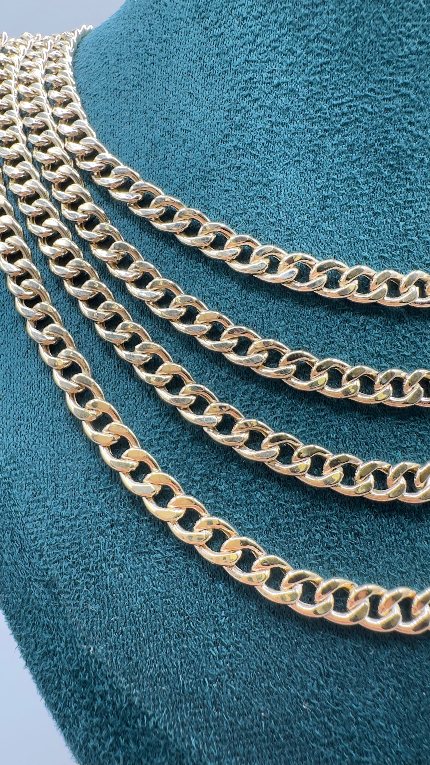 14K Real Gold Miami Cuban Link Set — 24" Necklace + 8" Bracelet, 6.2 mm Width (19.68 g Total)