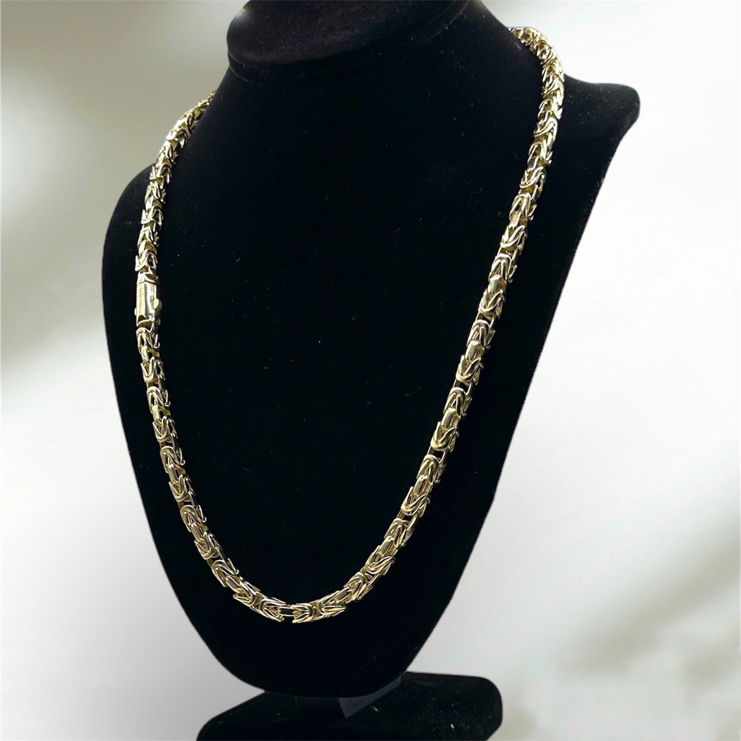 10K Real Gold Byzantine Chain